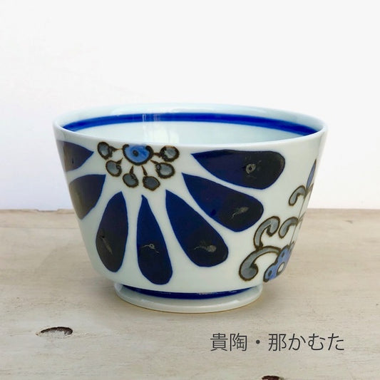 [Issei] [Easy Bowl] [Ruri Ohana] Hasami Ware 餐具北欧时尚可爱面碗拉面碗乌冬面碗日式日式图案大量堆叠