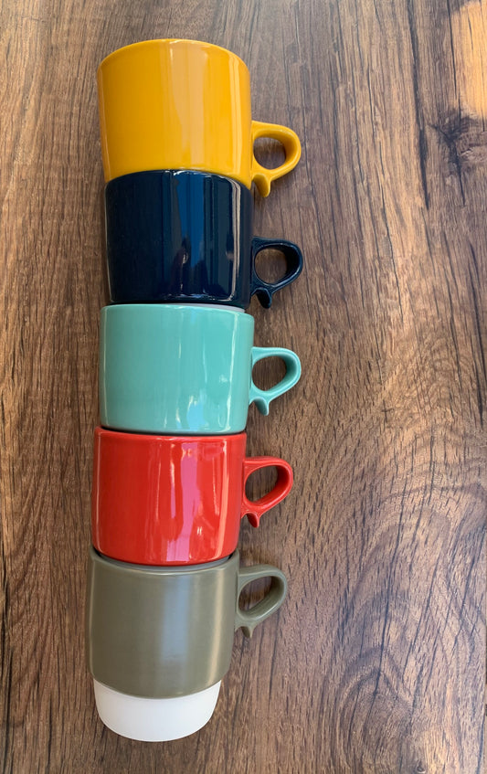[Hasami Ware] [Aizome Kiln] [Stacks] [Mug] Hasami Ware Mug Cup Stacking Fashionable Adult Colorful Cute aizen