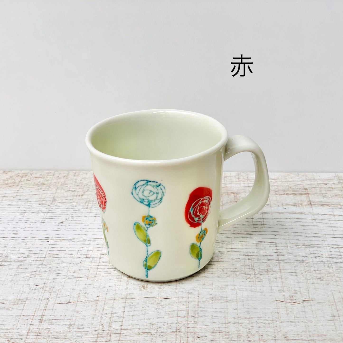 [Hasami Ware] [Rosa] [Mug] Mini Size Mug Floral Pattern Rose Fashionable Cute